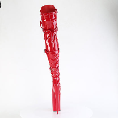 Pleaser   INFINITY-3028 Red Str Pat/Red