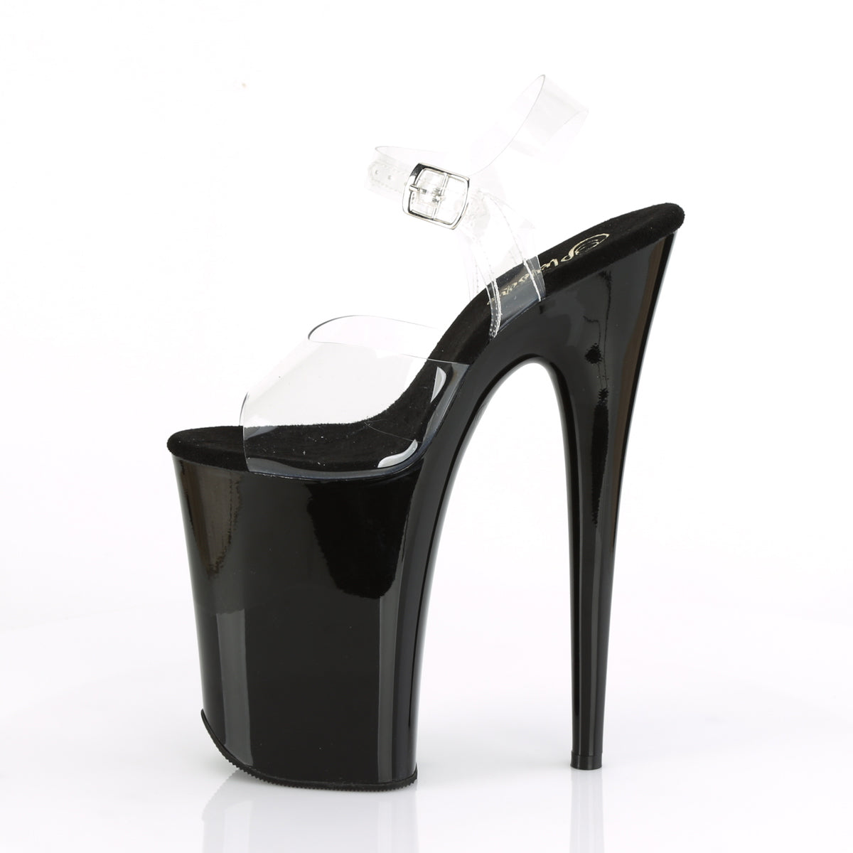 Pleaser Womens Sandals INFINITY-908 Clr/Blk