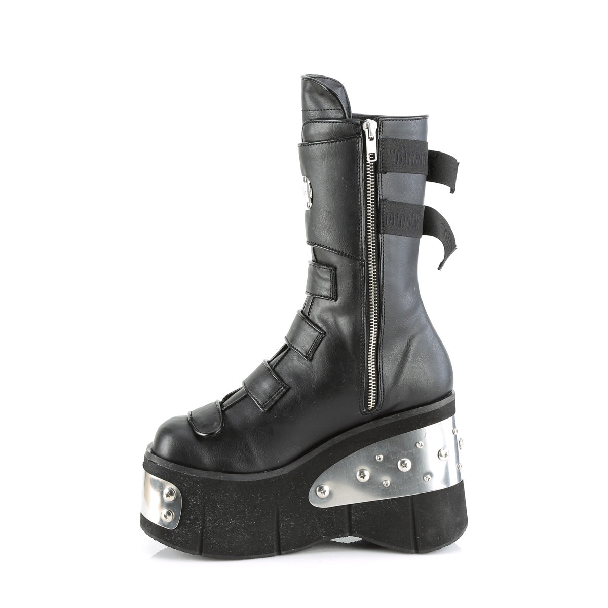 DemoniaCult  Boots KERA-108 Blk Vegan Leather