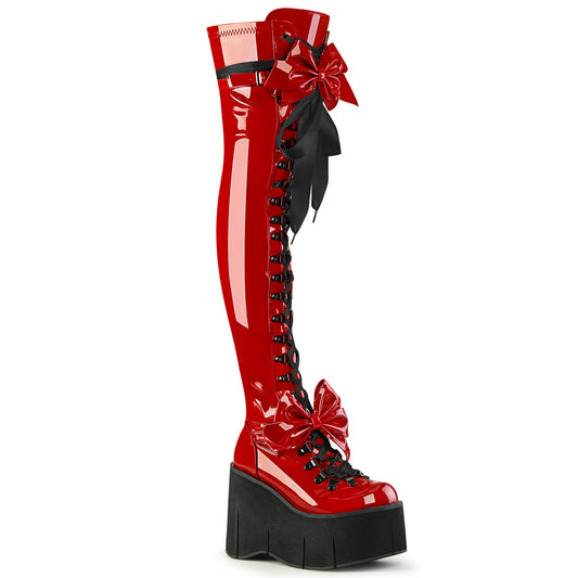 DemoniaCult  Boots KERA-303 Red Pat