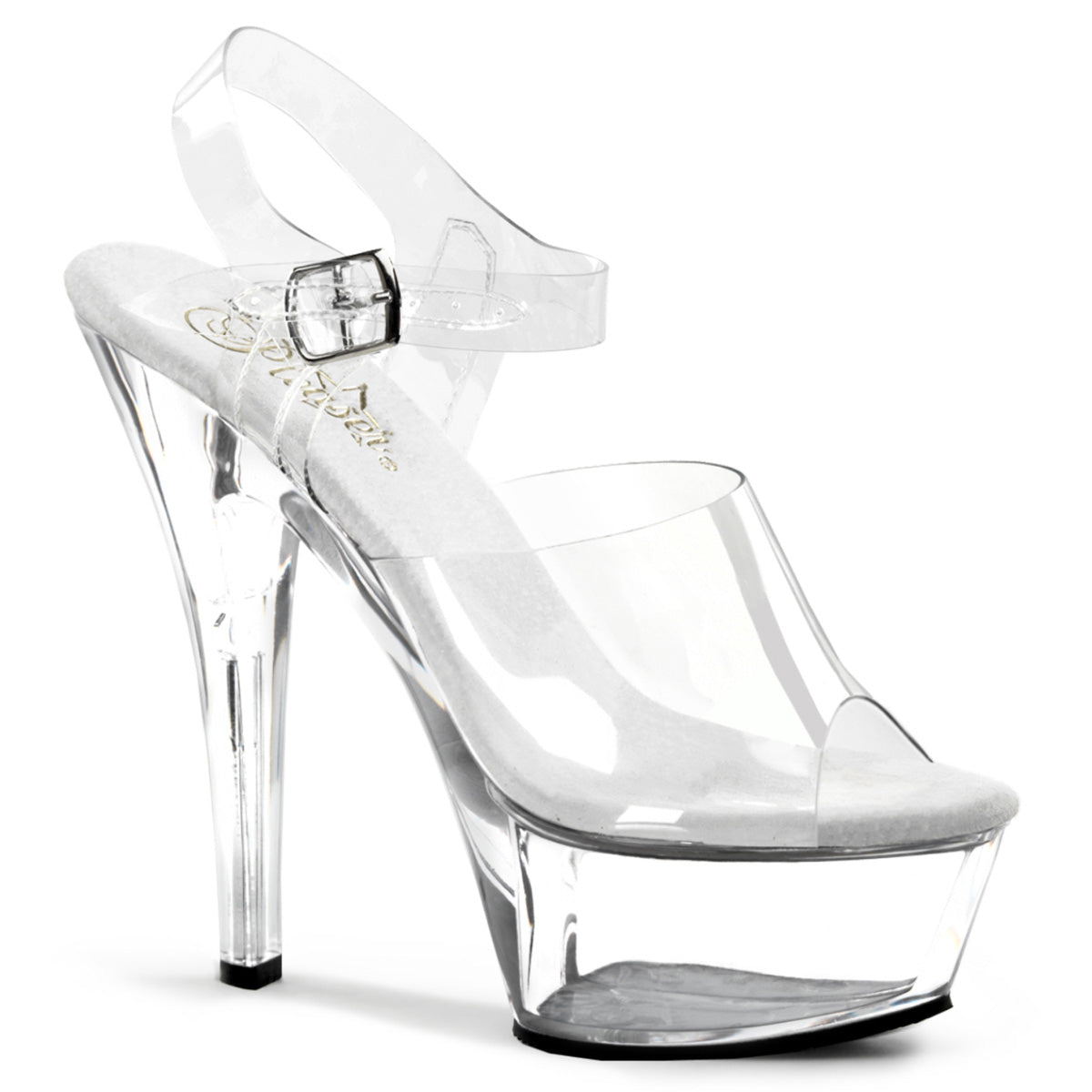 Pleaser Womens Sandals KISS-208 Clr/Clr