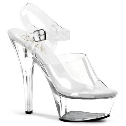 Pleaser Womens Sandals KISS-208 Clr/Clr