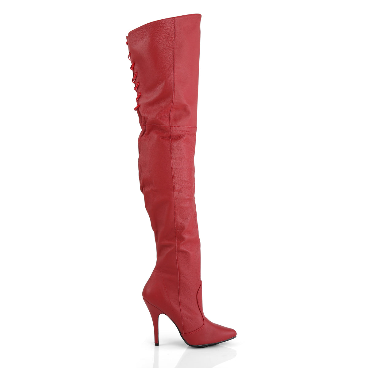 Pleaser Womens Boots LEGEND-8899 Red Leather (P)