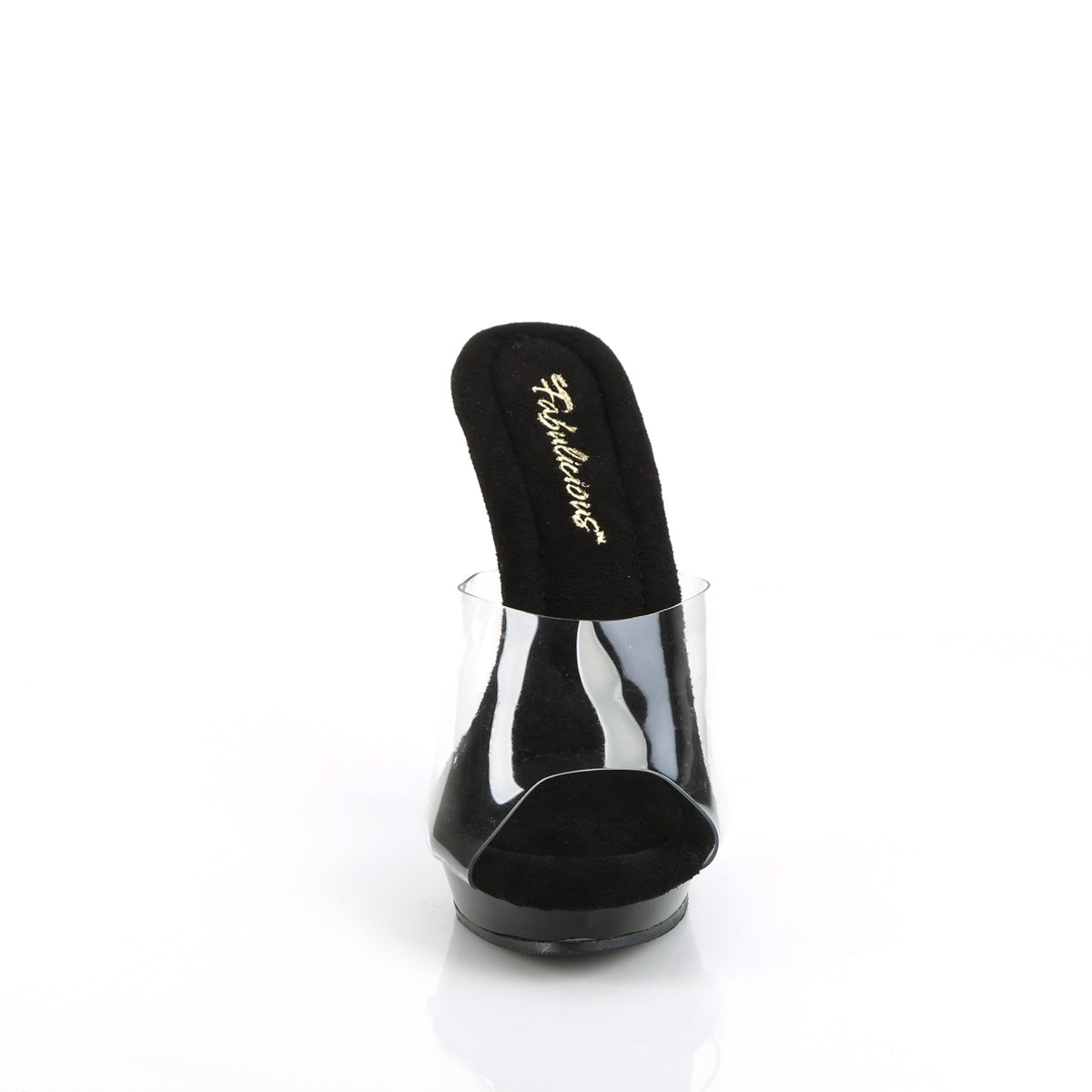 Fabulicious Womens Sandals LIP-101 Clr/Blk