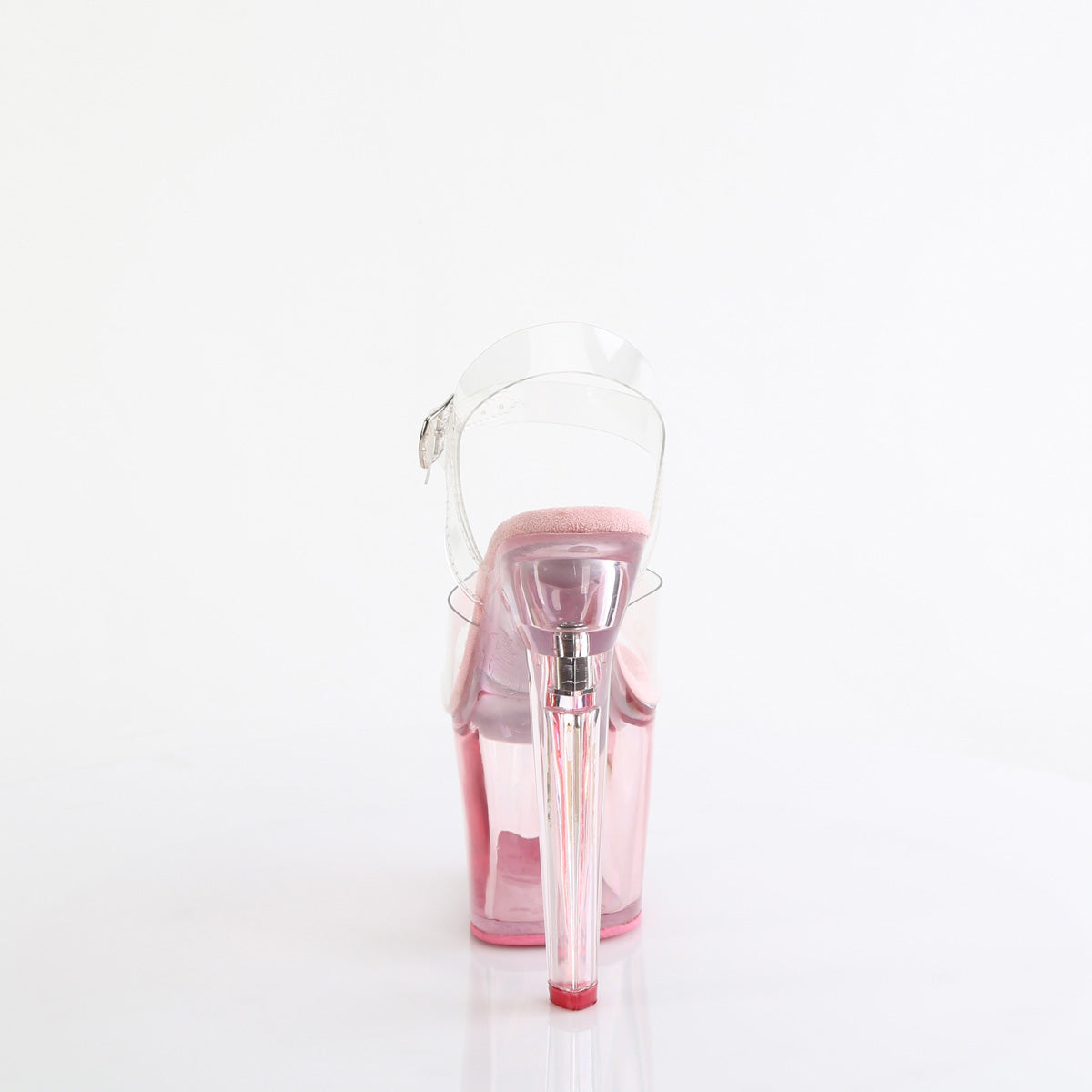Pleaser   LOVESICK-708T Clr/B. Pink Tinted