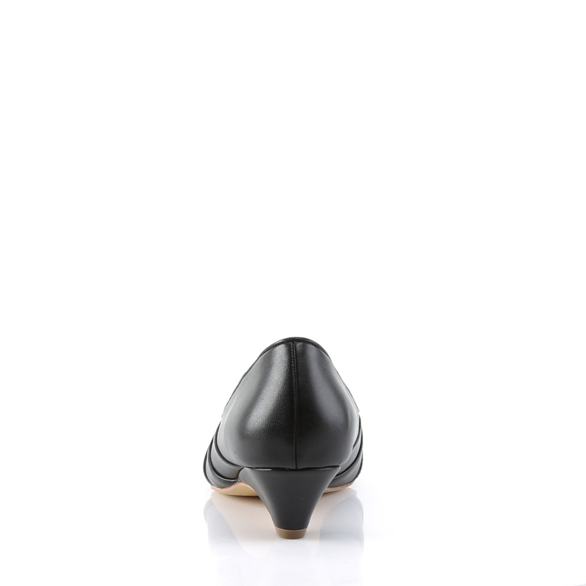 Pin Up Couture Womens Pumps LULU-05 Black Faux Leather