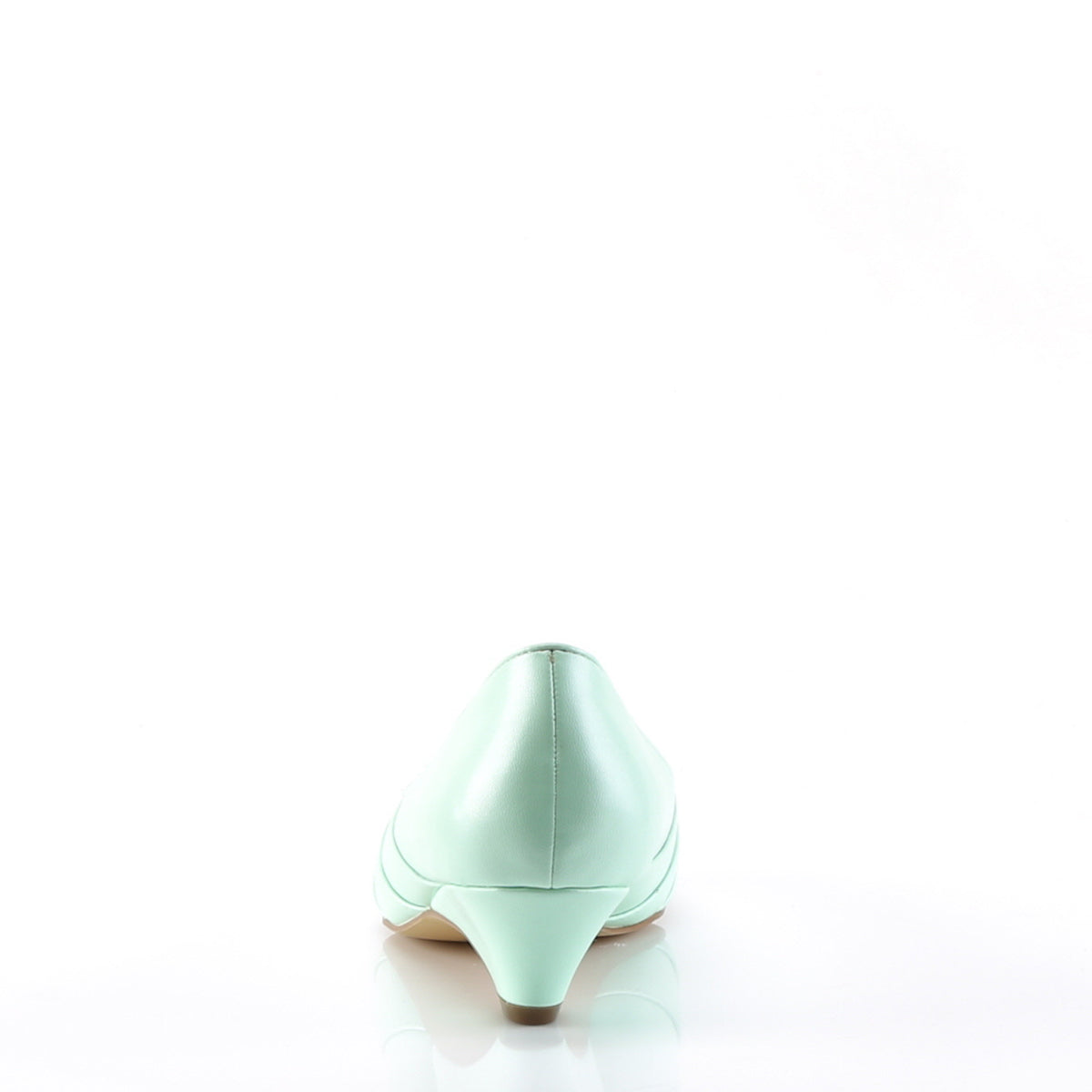 Pin Up Couture Womens Pumps LULU-05 Mint Faux Leather