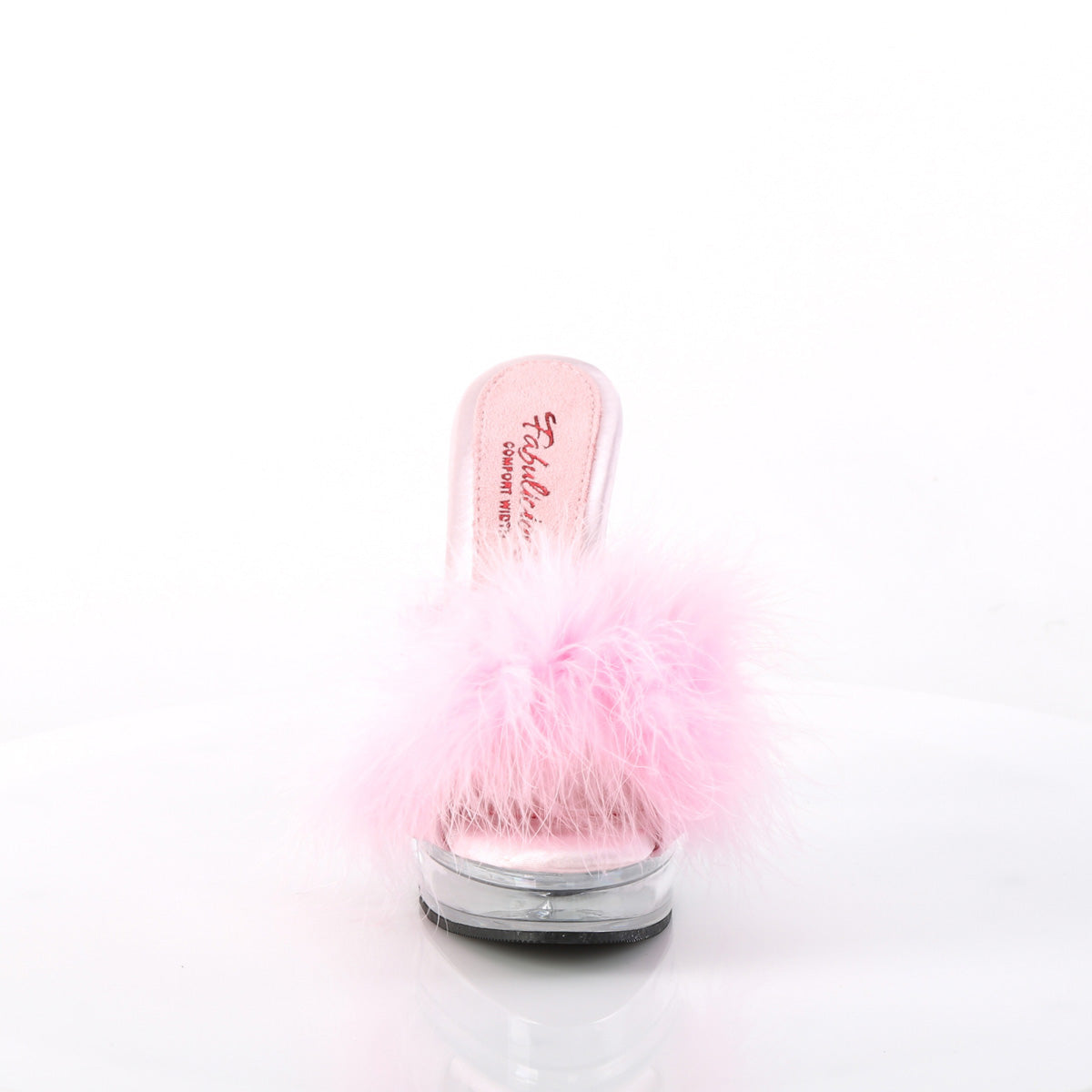 Fabulicious  Sandals MAJESTY-501F-8 B. Pink Faux Leather-Fur/Clr