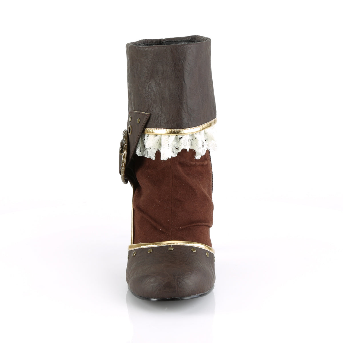 Funtasma Womens Boots MATEY-115 Brown Distressed Pu-Microfiber