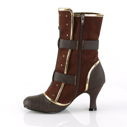 Funtasma Womens Boots MATEY-205 Brown Distressed PU-Microfiber