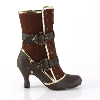 Funtasma Womens Boots MATEY-205 Brown Distressed PU-Microfiber