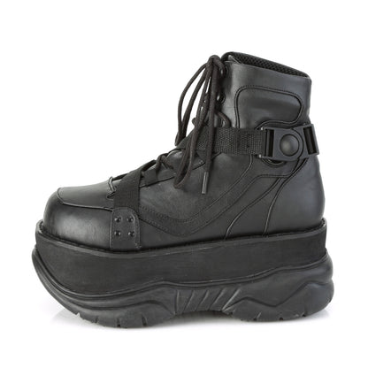 DemoniaCult Mens Boots NEPTUNE-181 Blk Vegan Leather