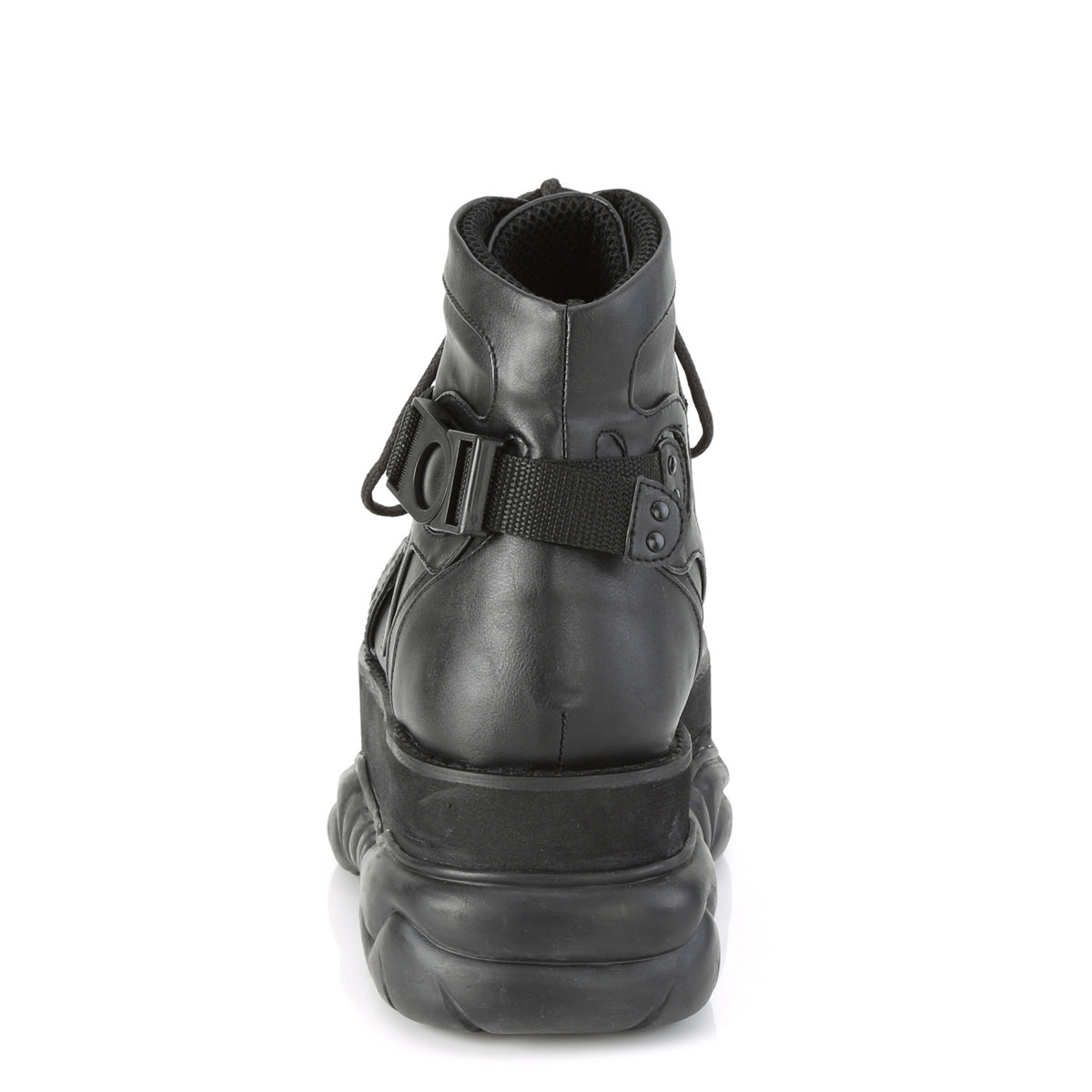 DemoniaCult Mens Boots NEPTUNE-181 Blk Vegan Leather