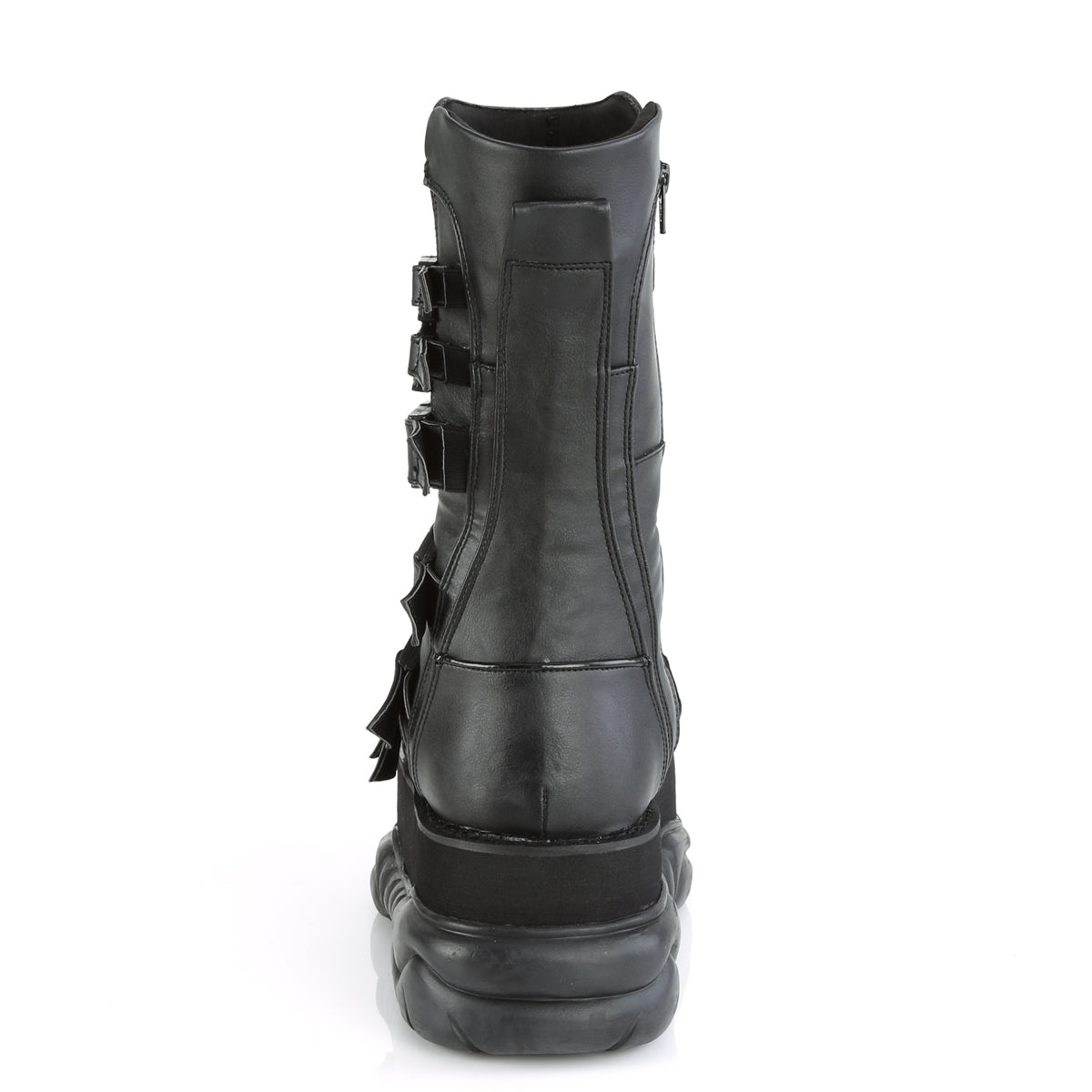 DemoniaCult Mens Boots NEPTUNE-210 Blk Vegan Leather