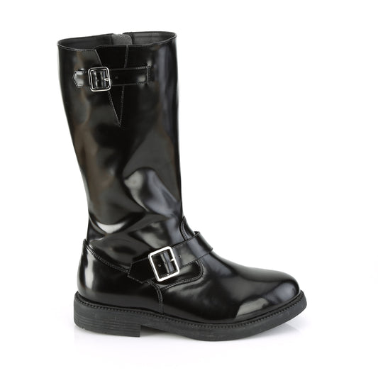 Funtasma Mens Boots OFFICER-201 Blk Nappa Pu