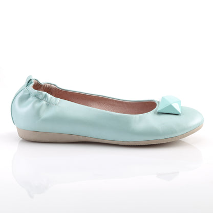 Pin Up Couture Womens Pumps OLIVE-08 Aqua Faux Leather