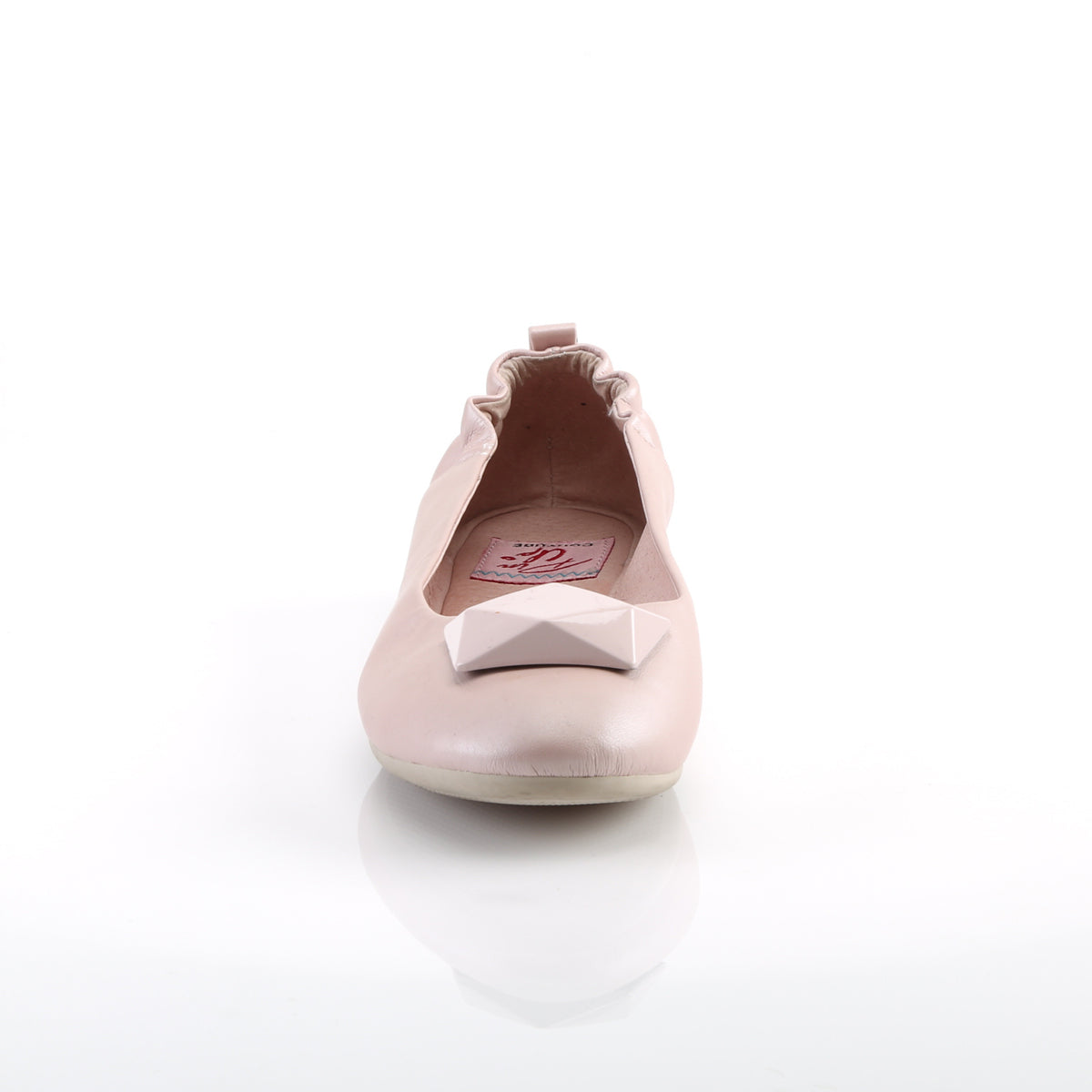 Pin Up Couture Womens Pumps OLIVE-08 B. Pink Faux Leather
