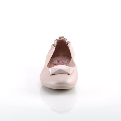 Pin Up Couture Womens Pumps OLIVE-08 B. Pink Faux Leather