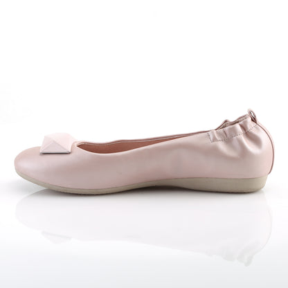 Pin Up Couture Womens Pumps OLIVE-08 B. Pink Faux Leather