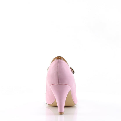 Pin Up Couture Womens Pumps PEACH-03 B.Pink Multi Faux Leather
