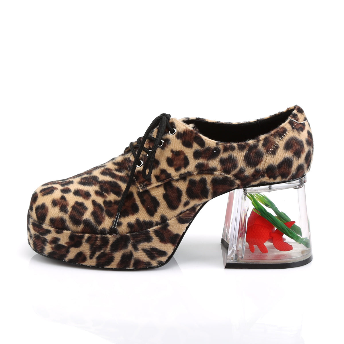 Funtasma Mens Low Shoe PIMP-02 Cheetah Fur