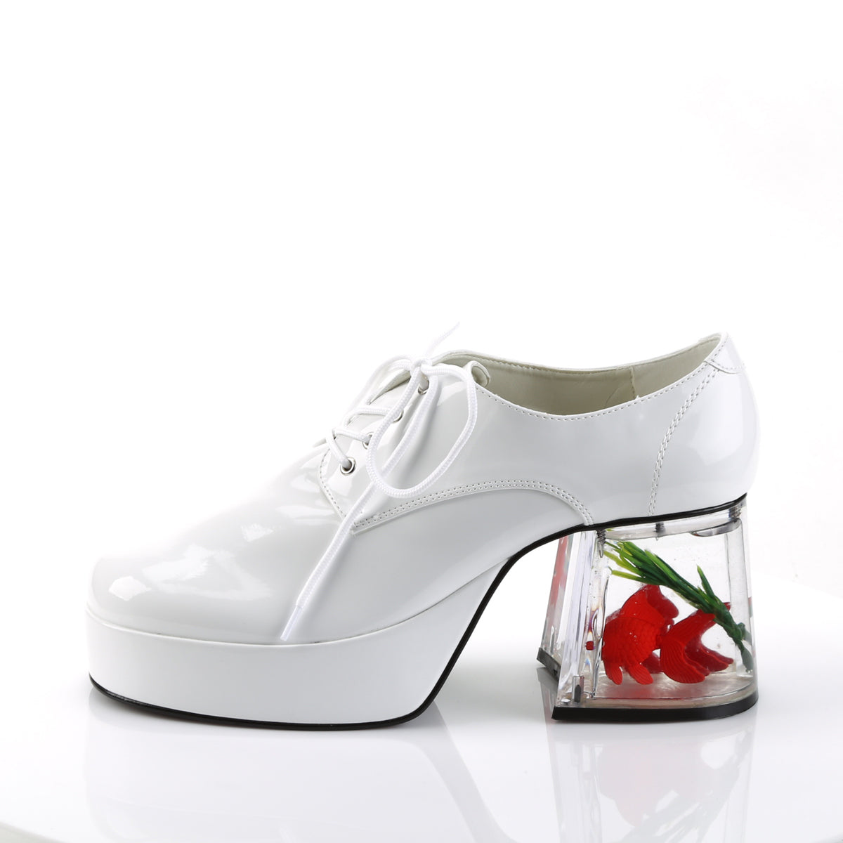 Funtasma Mens Low Shoe PIMP-02 Wht Pat