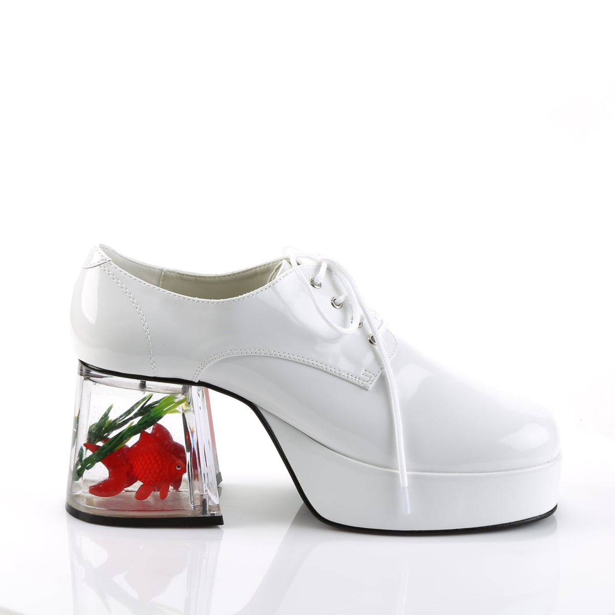 Funtasma Mens Low Shoe PIMP-02 Wht Pat