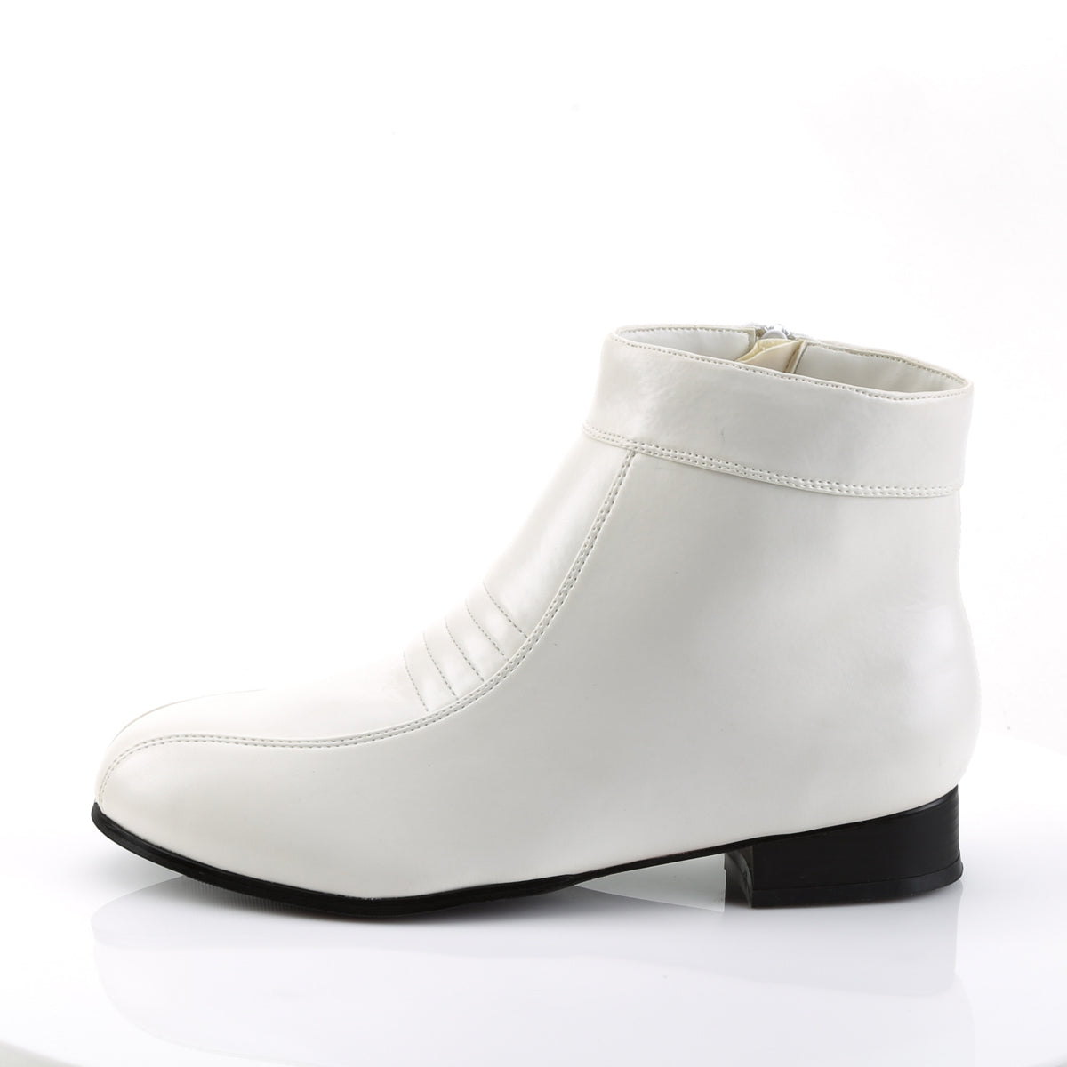 Funtasma Mens Low Shoe PIMP-50 Wht Pu