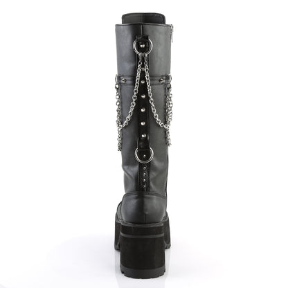 DemoniaCult Mens Boots RANGER-303 Blk Faux Leather