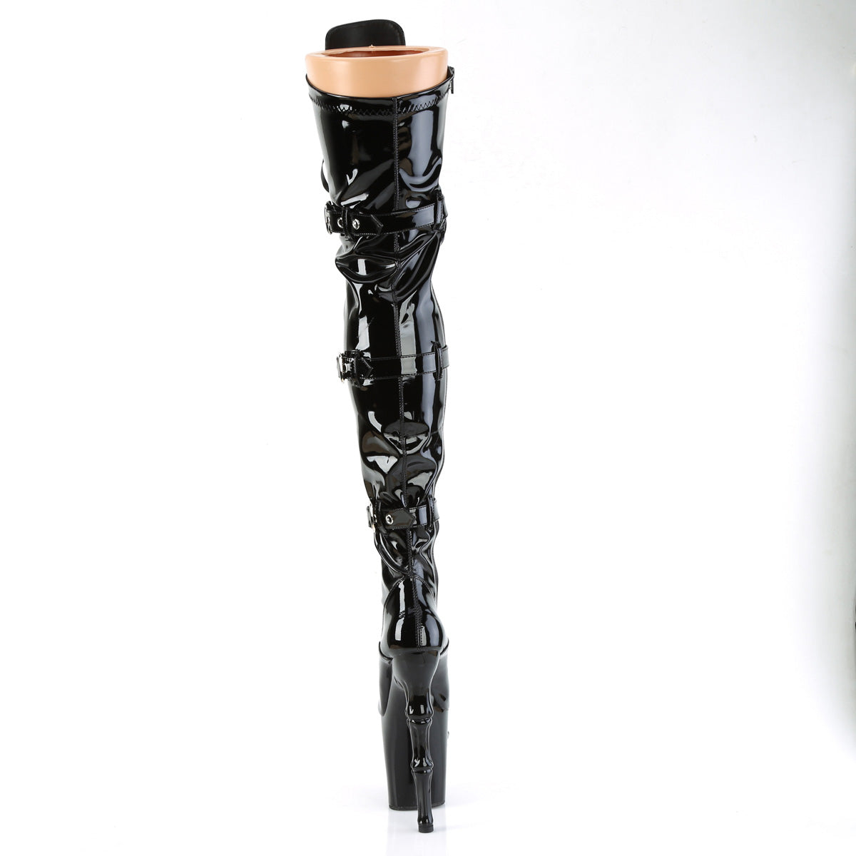 Pleaser  Boots RAPTURE-3028 Blk Str. Pat/Blk