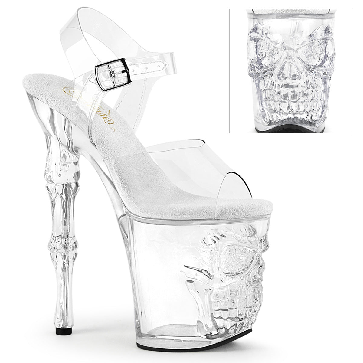 Pleaser  Sandals RAPTURE-808 Clr/Clr