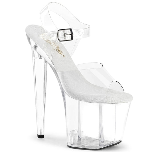 Pleaser Women's Platform Shoes RAZZLE-808 Clr/Clr