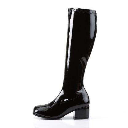 Funtasma Womens Boots RETRO-300 Blk Str Pat