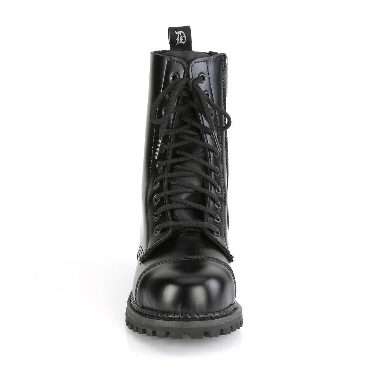 DemoniaCult Mens Boots RIOT-10 Blk Leather