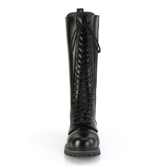 DemoniaCult Mens Boots RIOT-20 Blk Leather