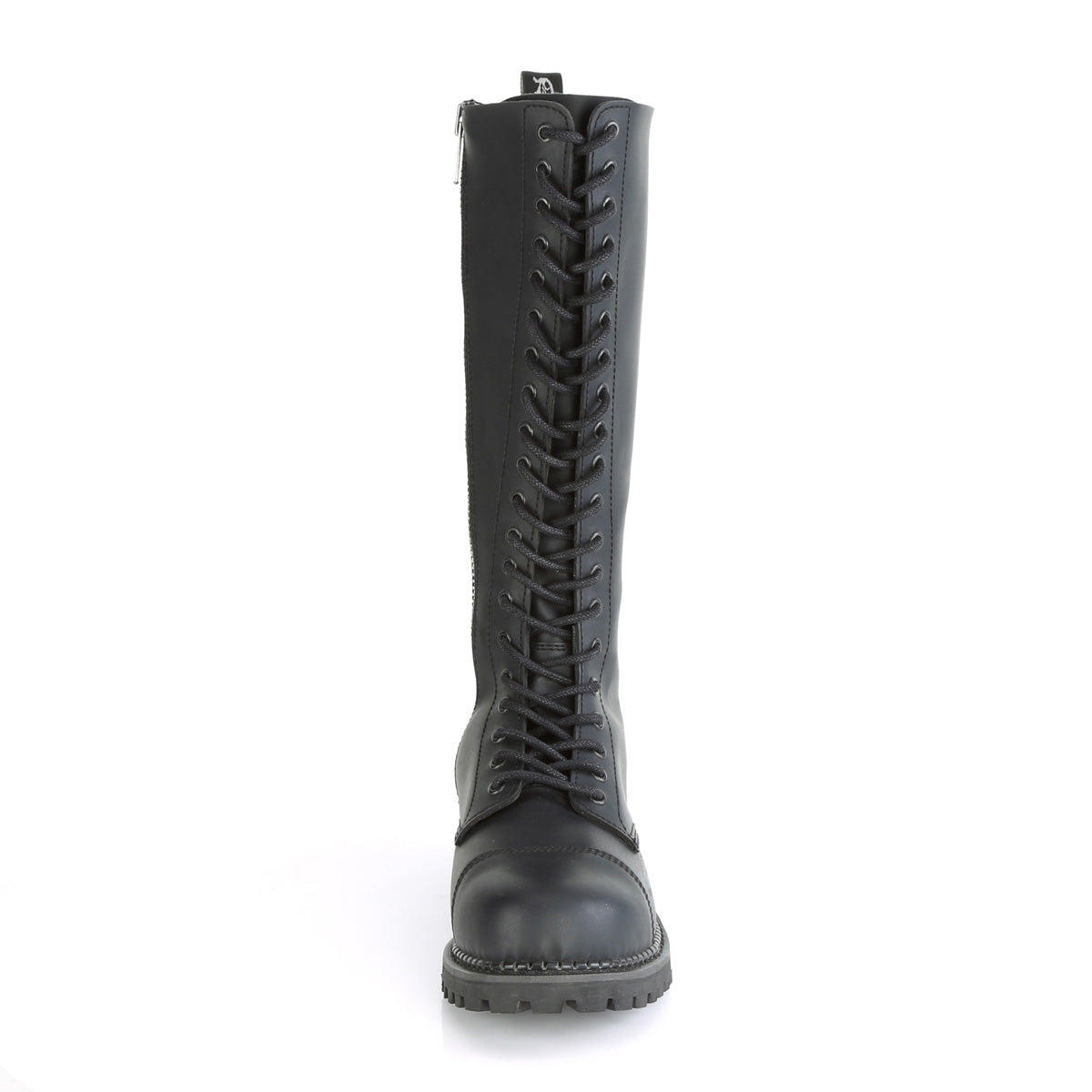 DemoniaCult Mens Boots RIOT-20 Blk Vegan Leather