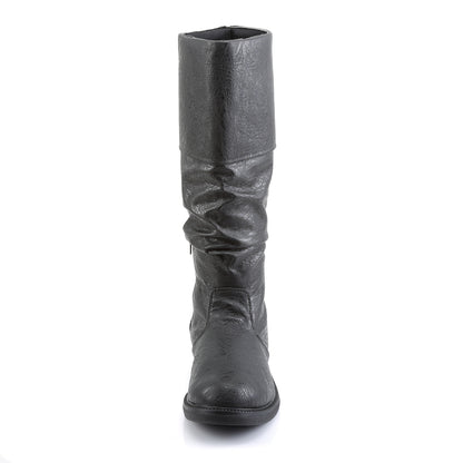 Funtasma Mens Boots ROBINHOOD-100 Blk Distressed Pu