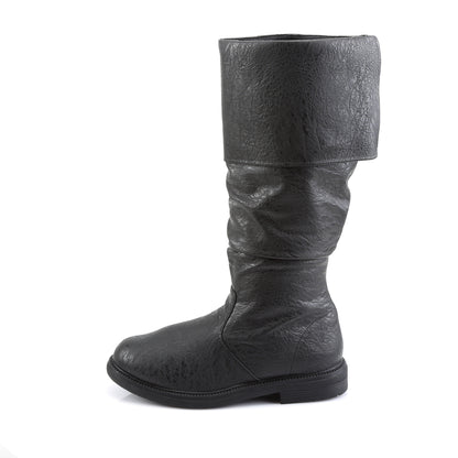 Funtasma Mens Boots ROBINHOOD-100 Blk Distressed Pu