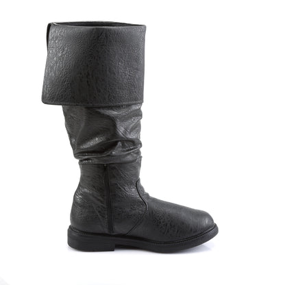 Funtasma Mens Boots ROBINHOOD-100 Blk Distressed Pu