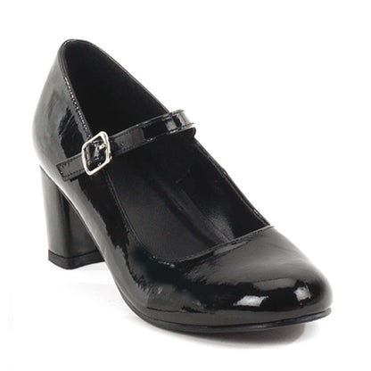 Funtasma Womens Pumps SCHOOLGIRL-50 Blk Pat
