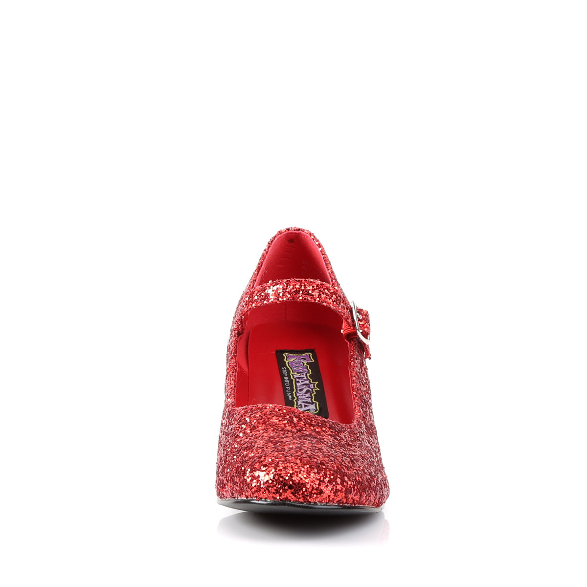 Funtasma Womens Pumps SCHOOLGIRL-50G Red Gltr