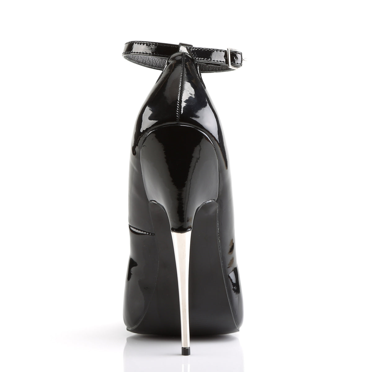Devious Womens Pumps SCREAM-12 Blk Pat