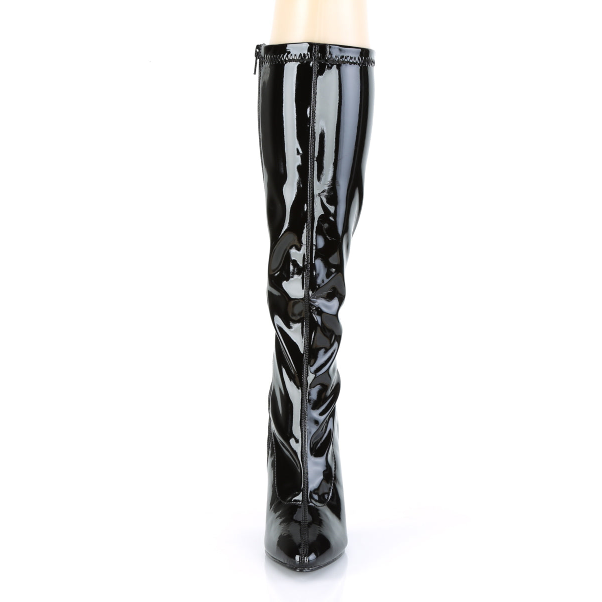 Pleaser Womens Boots SEDUCE-2000 Blk Str Pat