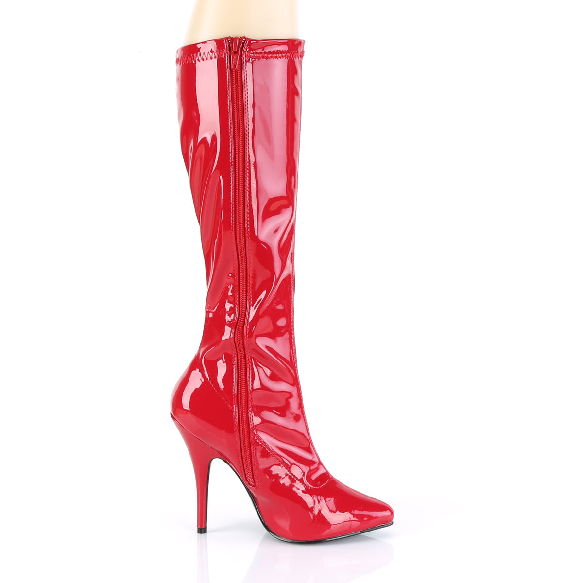 Pleaser Womens Boots SEDUCE-2000 Red Str Pat
