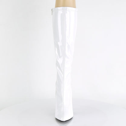 Pleaser Womens Boots SEDUCE-2000 Wht Str Pat