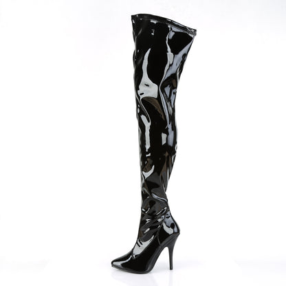 Pleaser Womens Boots SEDUCE-3000 Blk Str Pat