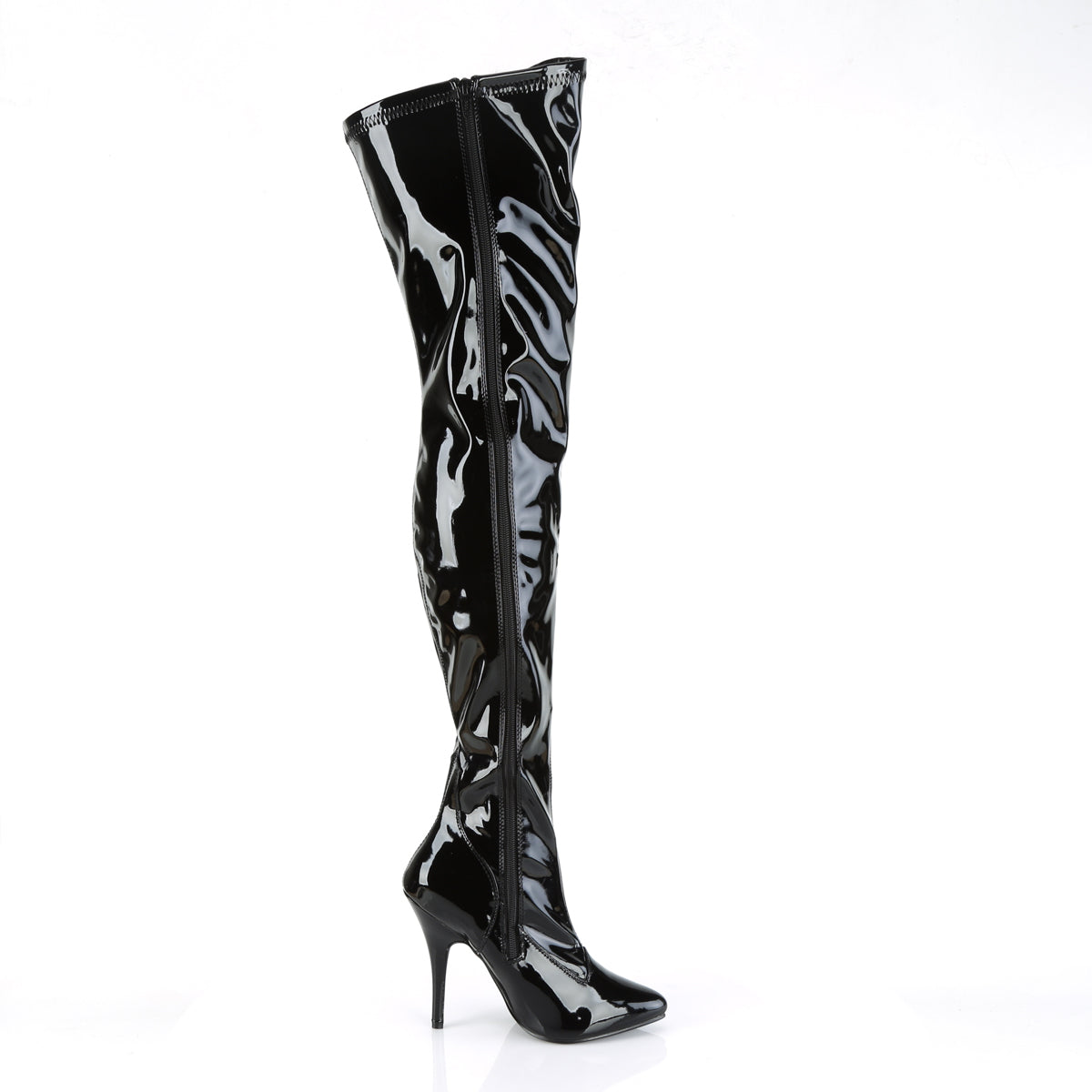 Pleaser Womens Boots SEDUCE-3000 Blk Str Pat