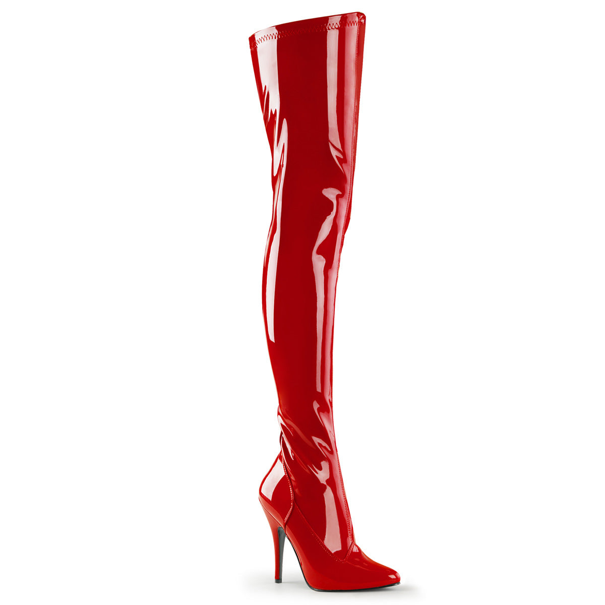 Pleaser Womens Boots SEDUCE-3000 Red Str Pat