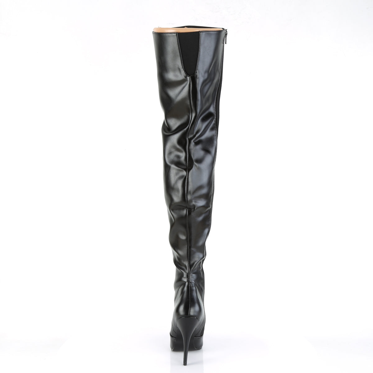 Pleaser Womens Boots SEDUCE-3010 Blk Faux Leather