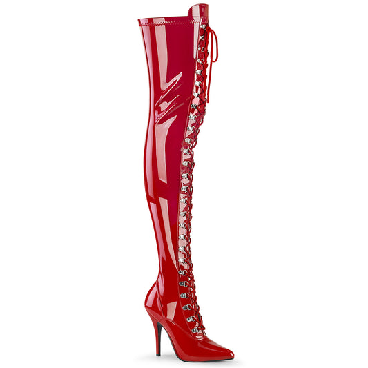 Pleaser Womens Boots SEDUCE-3024 Red Pat